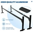 thumbnail image 2 of Kojem Adjustable Trailer Roof Ladder Racks, Aluminum, Powder Coated, for 4’-8.5’ Trailers, 2 of 13