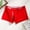 Red, variant on ZVNAΖH Boxers for Men, Mens Underwear Boxer Briefs Clearance, Mens Middle Waist Solid Color Letters Split Comfortable Breathable Cotton Boxers Underwear