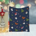 thumbnail image 5 of Sprifallbaby Christmas Pattern Flannel Fleece Blanket, Christmas Home Decor, Christmas Throw Blanket Bed Soft Throws for Winter Bedding Couch, 5 of 8