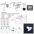 thumbnail image 4 of Wweixi Wireless Tank Liquid Depth Level Meter with Temperature Thermo Sensor Water Level Gauge, 4 of 6