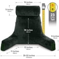 thumbnail image 2 of Husband Pillow Medium Dark Green, Backrest - Detach Neck Roll, Removable Cover, 2 of 7