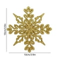 thumbnail image 3 of 12 Pack Hollow Snowflake Ornaments - 3D Mirror Finish Christmas Tree Decorations, Window Hanging Decor for Home & Mall, Durable Party Favors, 3 of 6