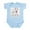 Sky Blue, variant on CafePress - Little Cousin Stick Figures Infant Bodysuit - Baby Light Bodysuit, Size Newborn - 24 Months