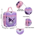 thumbnail image 3 of Set de mochilas Kuromi para niños, lonchera, 3 of 8
