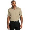thumbnail image 2 of Port Authority Men's Dry Zone Colorblock Ottoman Polo 3XL Stone/Black, 2 of 2