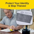 thumbnail image 2 of As Seen on TV Larger ID Police Double Wide Identity Protection Roller Stamp 6 Pack - Double Wide for Double The Coverage - Helps Stop ID Theft - Mess-Free - Just One Roll Conceals All Your Info, 2 of 8