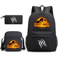thumbnail image 1 of Jurassic Park Schoolbag Three-piece Set, Leisure Backpack, Large-capacity Backpack For Male And Female Students-HAPDEN, 1 of 4