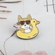 thumbnail image 3 of Corgi Dog Enamel Pin Cartoon Dog Kawaii Animal Pin Dog Pins for Dog Lovers Dog Mom, 3 of 4