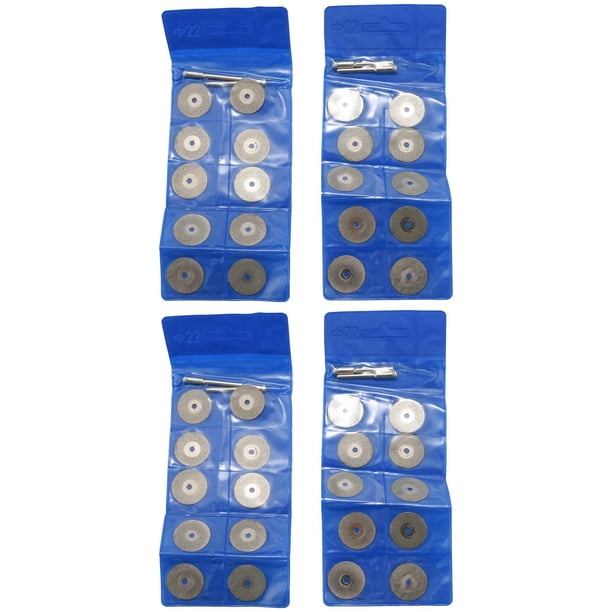 40 Piezas 22 mm Disco de Corte Diamantado Herramientas Rotativas Recubiertas de Discos Cortados para Taladro Dremel