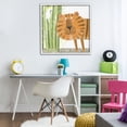 thumbnail image 3 of Stupell Industries Eclectic Bamboo Trees & Tiger White Framed Giclee Art, 24 x 24, by Carla Daly, 3 of 8