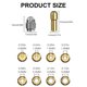 thumbnail image 3 of Chuck Collet Kit 0.5-3.2mm Shank Replacement 4486 Rotary Tool Keyless Quick Changing Tool Drill Chuck Collet Set, 3 of 4