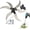 6-head, variant on Heavy-Duty Grass Shredding Blade, Household Farming Grass Shredder Knife Blades, Replacement Cutting Knife for Electric Yard Shredders, Adjustable Diameter Vegetable Shredder Set (4-head)