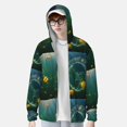 thumbnail image 4 of Sigee Jelly Fish Print UPF50+ Men's Sun Protection Hoodie Shirt SPF UV Shirt Long Sleeve Fishing Outdoor Lightweight, S-3XL, 4 of 9