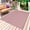 Nude Pink, variant on Vintage Sky Blue Outdoor Rug 3x5 Ft - Reversible Patio Rug Outdoor Camping Rugs, Farmhouse Retro Solid Color Linen Texture Indoor Outdoor Area Rugs, Non-Slip Outdoor Carpet Runner for Deck/Porch