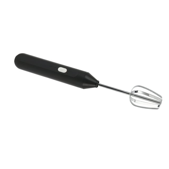 Electric Handheld Mixer, ABS and Stainless Steel Portable Electric Handheld Milk Frother Wand, Cordless 3 Speeds Egg Beater Milkshake Blender for Mixing Coffee Milk Cream Egg