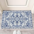 thumbnail image 2 of Retro Door Mat, 17 X 30 Inch Boho Floral1 Welcome Doormat Decorative Home Floor Mat, Non Slip Rubber Back and Strong Water Absorption for Outdoor Indoor Entrance Decor, 2 of 6