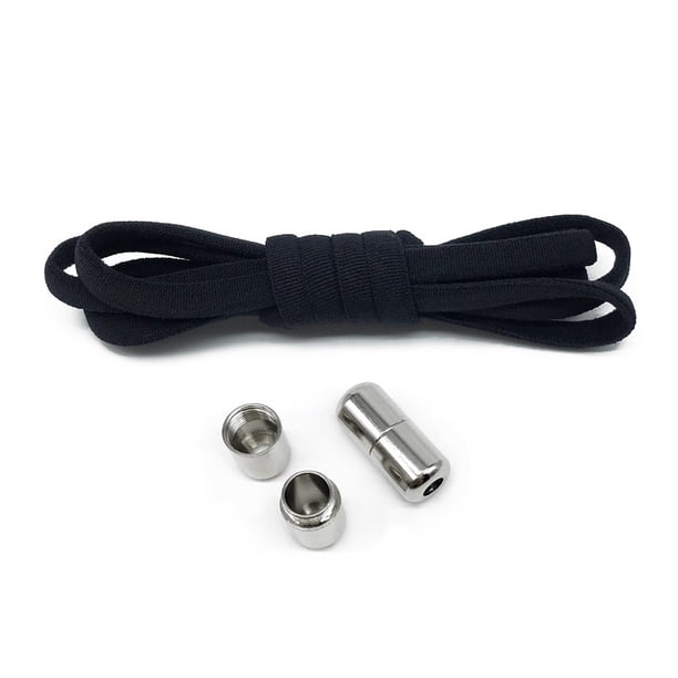 Cordones elásticos para zapatillas de deporte para niños y adultos, cordones elásticos sin atar, sistema con cordones elásticos para zapatos (2 pares)