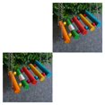 thumbnail image 3 of Greeniant Pájaros mascotas loros escaleras escalada juguete colgando bolas de colores con Natural loro juguetes para Conures periquitos cacatúas color 2piezas Greeniant CBP019767, 3 of 5
