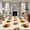 Cream, variant on Area Rugs for Living Room 4x6 Ft, Cute Ladybugs Non Slip Area Rugs for Kitchen Bedroom Entryway, Spring Botanical Leaves Farmhouse Washable Carpet Runner Rug Floor Mats for Bedroom Home Decor