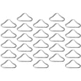 thumbnail image 2 of 30pcs Trampoline Triangle Buckles Metal Triangle Ring Buckles Triangle Ring Connectors Webbing Clasps, 2 of 3