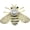 Gray pearl, variant on Honey Bee Brooches Crystal Insect Themed Bee Brooch Animal Fashion Shell Pearl Brooch Pin Gold Tone