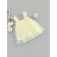 thumbnail image 4 of BABAMOON Toddler Baby Girl Tutu Dress Sleeveless Tulle Layered Princess Summer Dress Flower Wedding Dresses, 4 of 8