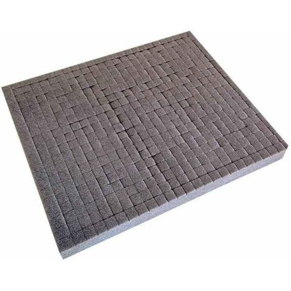 RARAION - Pre Cut Cubed Foam for Cases and Tool Boxes - 490mm x 350mm x 55mm