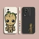 thumbnail image 2 of Case For VIVO IQOO 5 7 8 9 10 11 Pro 5G Z6 Z7 NEO3 5 5S 6 7 Colour Simple Liquid Silicone Case Cartoon Marvel Baby Groot, 2 of 5