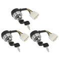 thumbnail image 1 of Juego de 3 interruptores de encendido de 6 cables con llave para generador de gasolina 188F/GX390/190F/GX420, 1 of 14