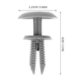 thumbnail image 2 of CRAFTHROU 150Ud Clips Retenedores Para De Auto Gris Universal Para Paneles Interiores Montaje Fácil, 2 of 8