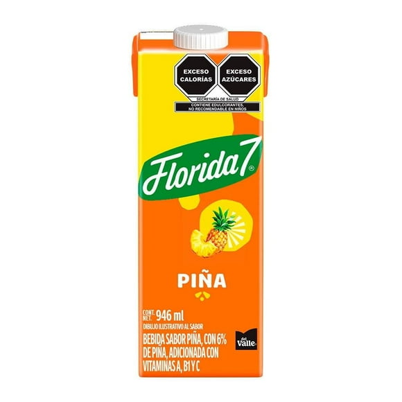 Bebida Del Valle Florida 7 piña 946 ml