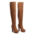 thumbnail image 5 of Dream Pairs Women's Chunky Heel Over-the-Knee Boots, 5 of 8