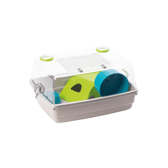 JAULA P/HAMSTER JUNIOR DELUXE GRIS