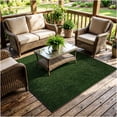thumbnail image 2 of Koeckritz Rugs Grizzly Grass Rain Forest Indoor/Outdoor Turf Area Rug, 10' x 10', 2 of 8