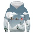 thumbnail image 1 of Sudaderas con capucha Kawaii con estampado 3D de Navidad, sudaderas con muñecos de nieve y Papá Noel, sudaderas con capucha unisex para niños y niñas, sudaderas con capucha de gran tamaño a la moda pa, 1 of 5