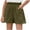 Dark Green, variant on Bovxnpu Toddler Boys Girls Shorts, Girls Casual Shorts Athletic Shorts, Kids Fashion Solid Pocket Shorts Adjustable Waist Frill Shorts 13 Years