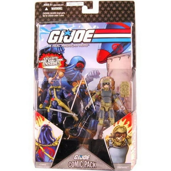 Cobra Commander & Tripwire Action Figure 2-Pack GI Joe