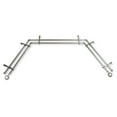 thumbnail image 2 of Akosua 13/16" Double Bay Window curtain rod Adjustable 20"-36", 38"-72" - Satin Nickel,(ABay-61-5D), 2 of 4