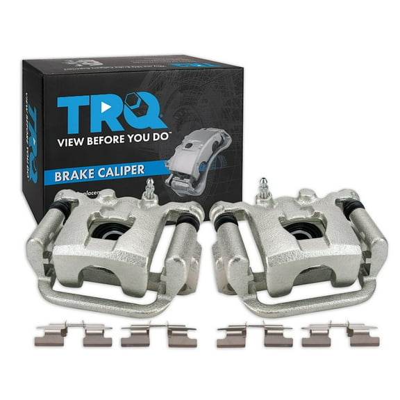 TRQ Rear Brake Caliper Set Compatible with 2007-2012 Nissan Sentra