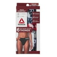 thumbnail image 2 of Reebok Women's Underwear Seamless Thong Panties, 6-Pack, Sizes XS-3XL, 2 of 9