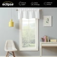 thumbnail image 4 of Eclipse Kendall Solid Scalloped Valance (1 Panel), 42 In Wide x 18 In Long, White, 4 of 6