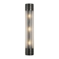 thumbnail image 4 of Alora Lighting WV348224VBPG Willard 3 Light 25" Tall Wall Sconce - Vintage Brass / Clear, 4 of 5