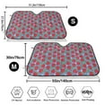 thumbnail image 3 of Fotbe Hand Drawn Strawberry Car Windshield Sunshade | Sun Visor Protector Front Window Shade, Keeps Out UV Rays, Keeps Your Vehicle Cool-, 3 of 7