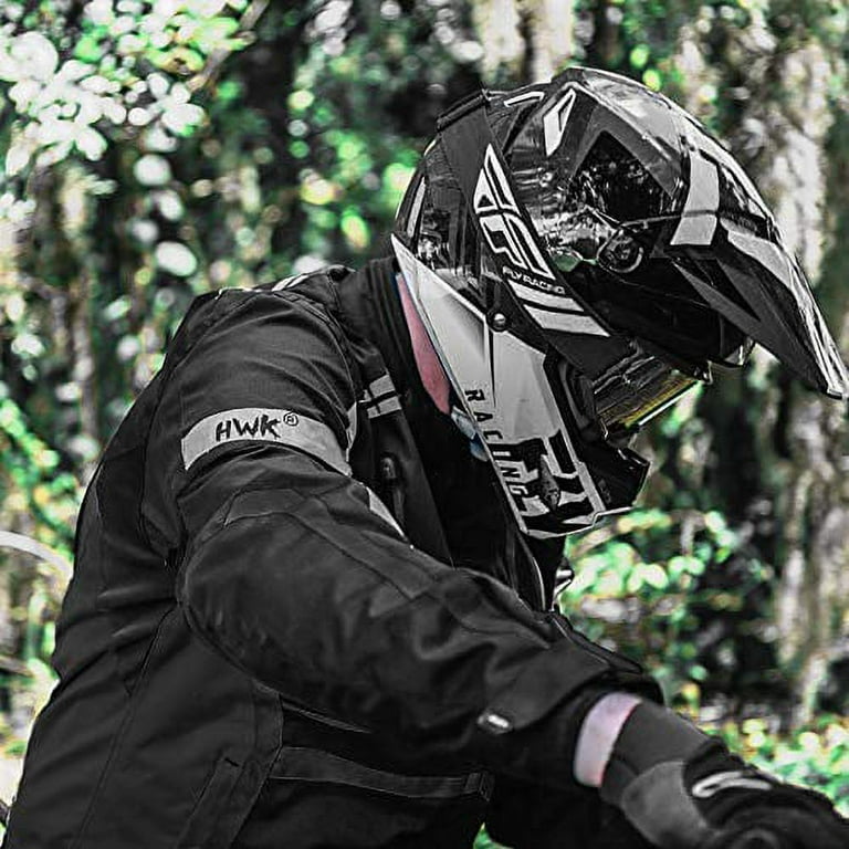 【HI FI FNK】Cave Motor Nylon Jacket HWK Armored Motorcycle Jacket for Men, Waterproof, CE