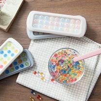 Dream Lifestyle Mini Ice Cube Trays, BPA Free Plastic Tiny Ice Cube Trays for Chilling Cocktail Whiskey Tea Coffee, 27 Mini Cubes Per Ice Tray, Flexible & Easy-Release