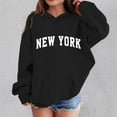 thumbnail image 4 of New York Hoodies for Kids Boys Girls Long Sleeve Casual Graphic Hooded Sweatshirt with Pockets Pullover Tops, 4 of 5