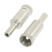 2Pcs Diamond Tool 1/2" x 5/9" Drill Bit Marble Glass Hole Saw