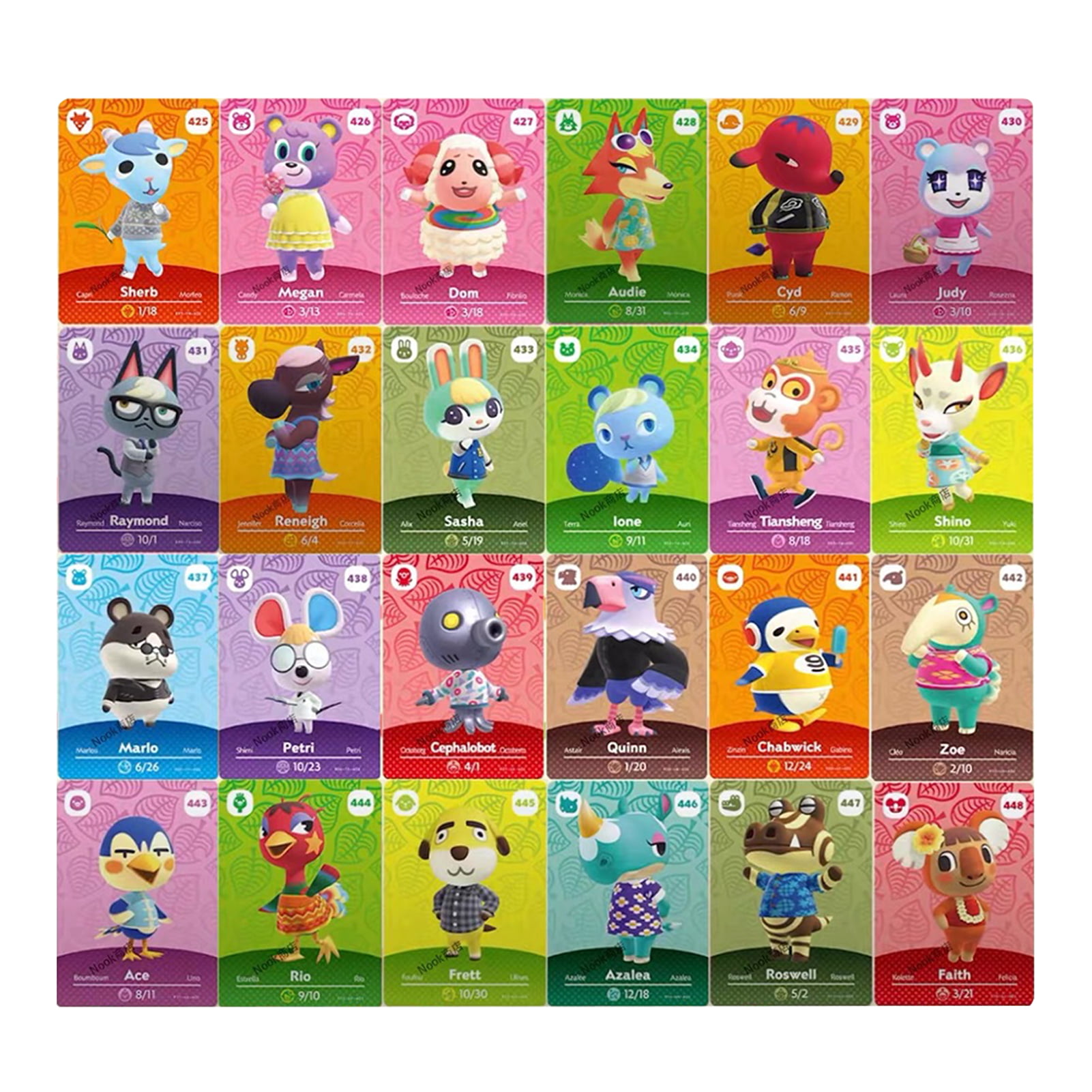 Animal Crossing Amiibo Card Pack 24 Pieces