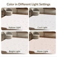 thumbnail image 7 of ODIKA 4'x6' Washable Area Rug Stain Resistant, Low Pile, Easy Care Checkered Plaid Design Featuring Scattered Hearts And Decorative Bows for Dorm Room, Small Living, 7 of 7