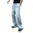 thumbnail image 4 of Mrmall Mens Baggy Jeans Y2k Skater Vintage Plain Pants Casual Wide Leg Jeans Loose Fit Denim Jeans Streetwear, 4 of 5